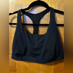 Black all in motion Racerback sports bra XXL